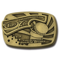 Classic 2 1/2" x 3 1/2" Belt Buckle with 2.5 sq." Detachable Bottle Opener